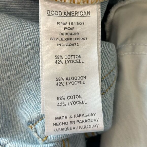 NWT Good American Good '90s Loose in Indigo - Picture 11 of 11